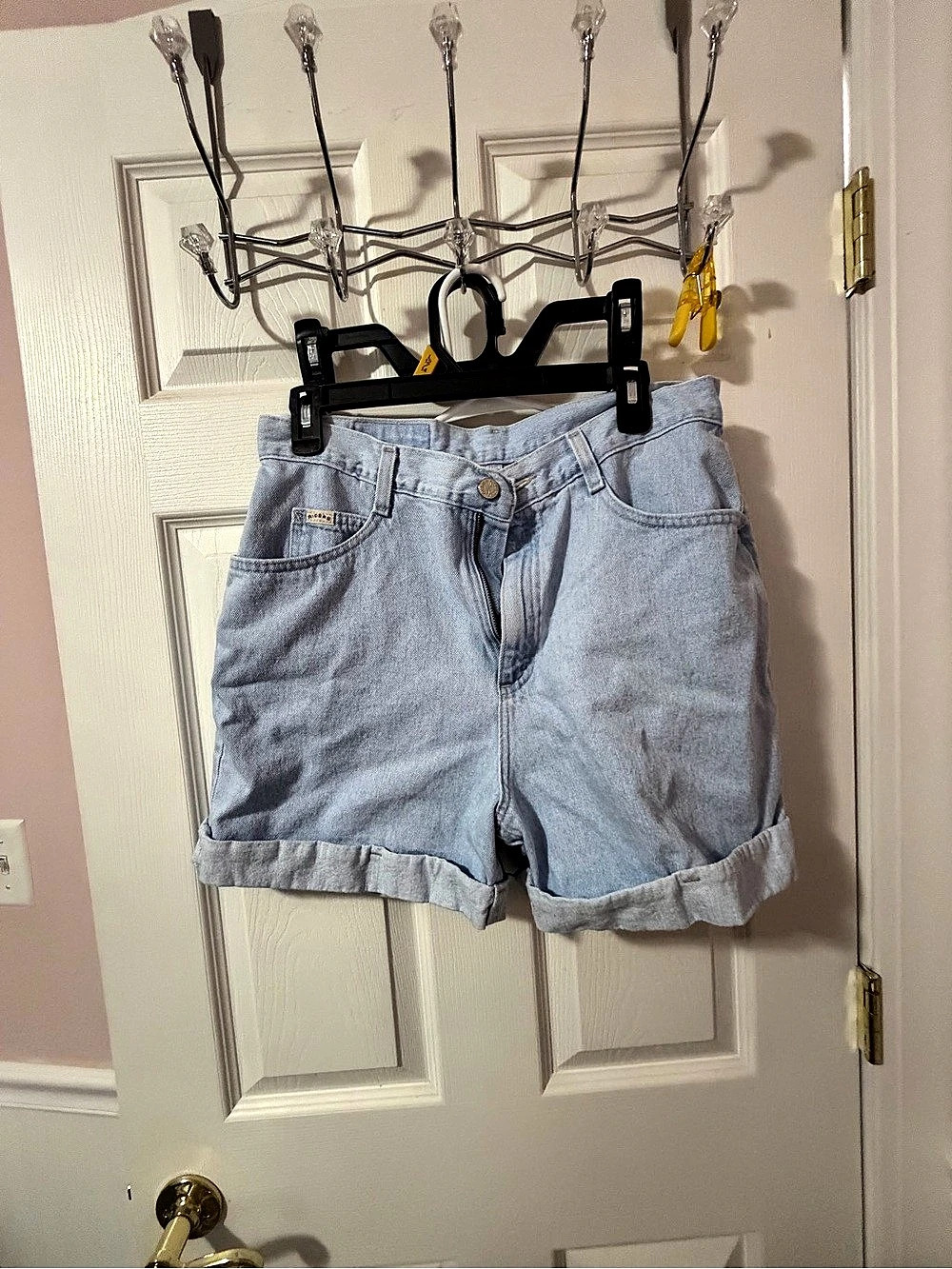 Riders Denim Jean Shorts in Blue Size 14